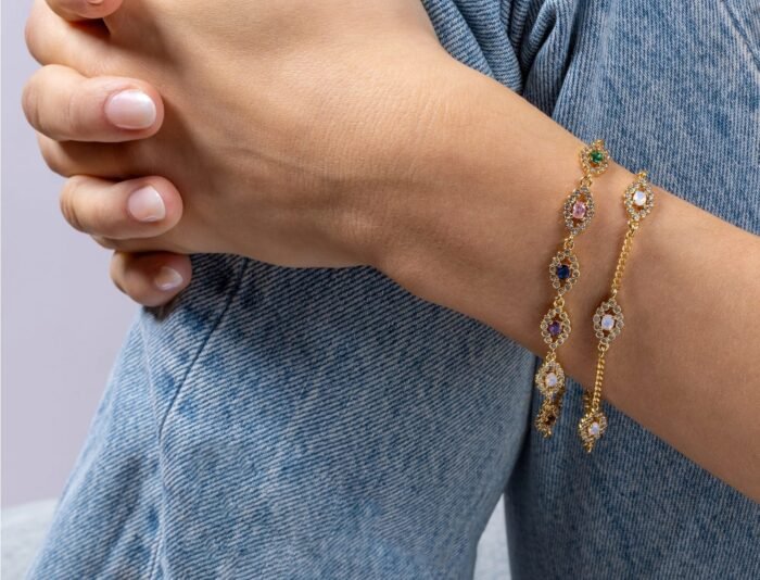 Evil Eye bracelet - Opal - Image 3