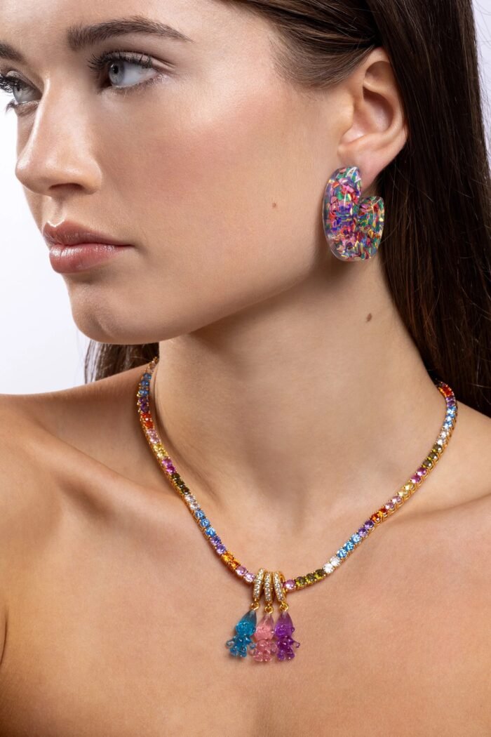 Serena necklace - Rainbow - Image 3