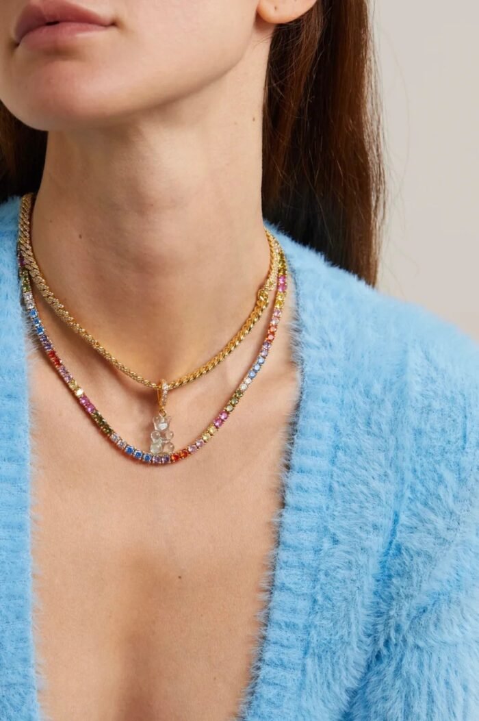 Serena necklace - Rainbow - Image 2