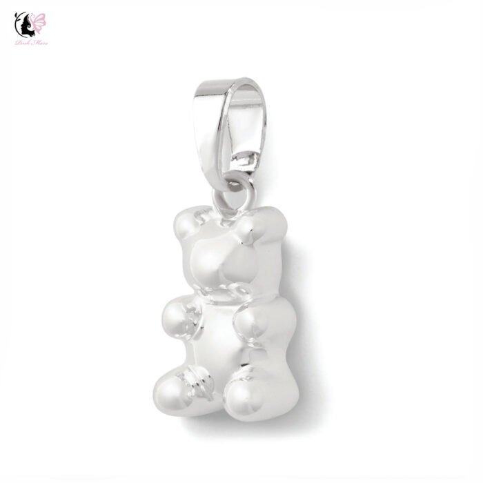 Silver Nostalgia bear pendant