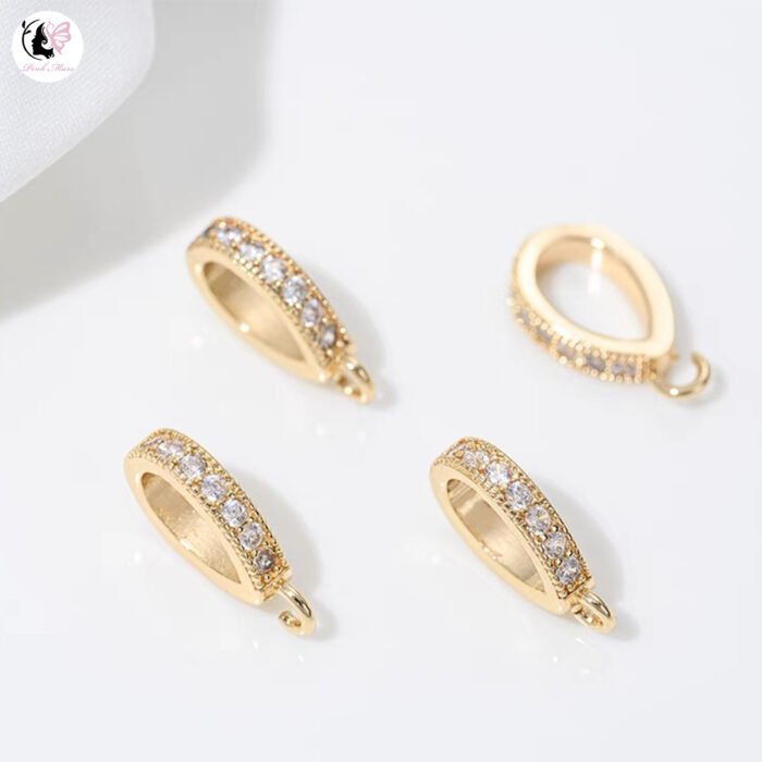 DIY - earring hoop & pendant connector