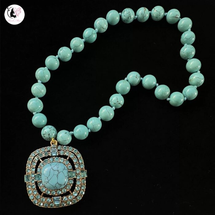 Antique Natural Turquoise Necklace