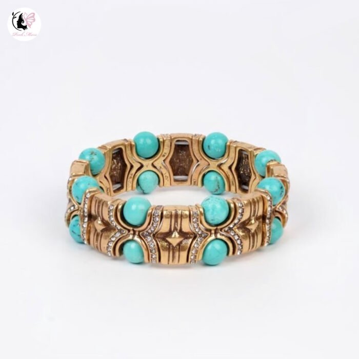 Antique Turquoise Blue Bracelet
