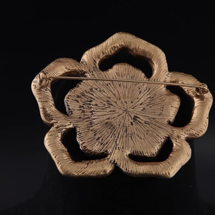 Purple Camellia Brooch - Image 2